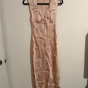 Tularosa Blush Floral Maxi Dress